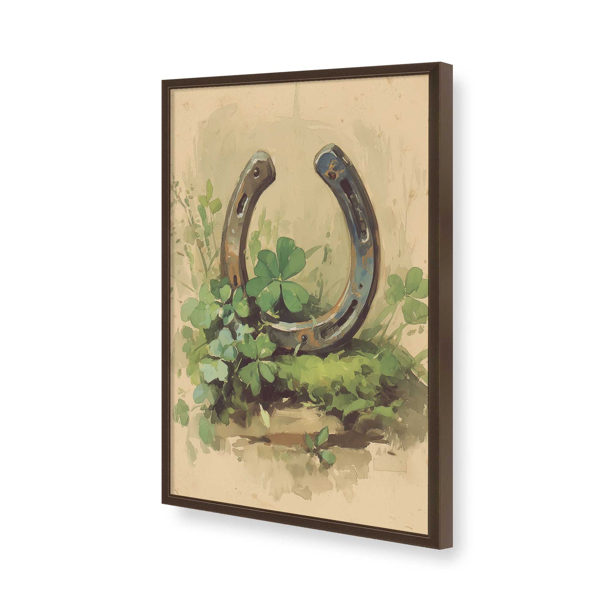 [Color:Belvinder Brown], Picture of art in a Belvinder Brown frame of the corner