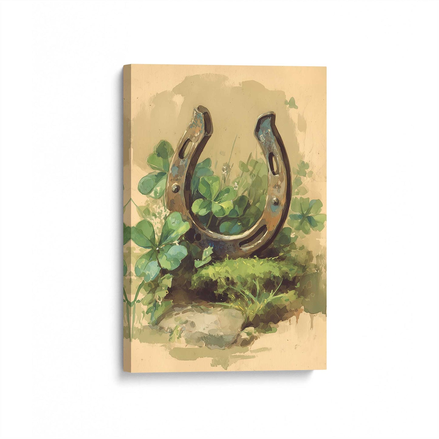 [Color:Stretched Canvas], Picture of art at an angle