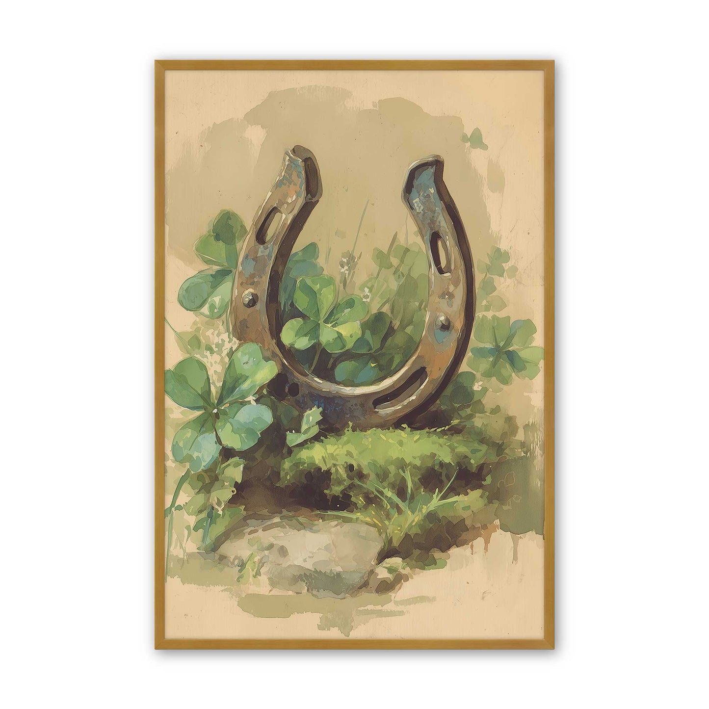 [Color:Polished Gold], Picture of art in a Polished Gold frame