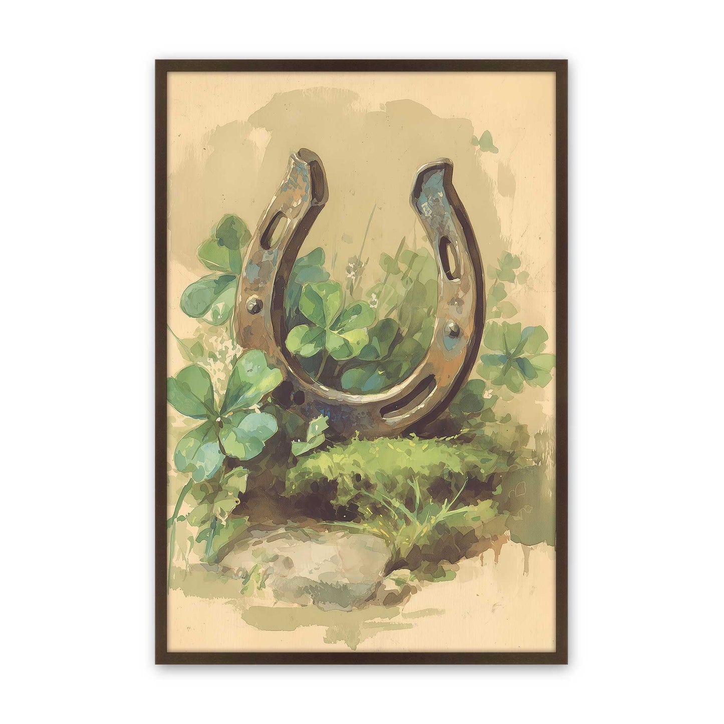 [Color:Belvinder Brown], Picture of art in a Belvinder Brown frame
