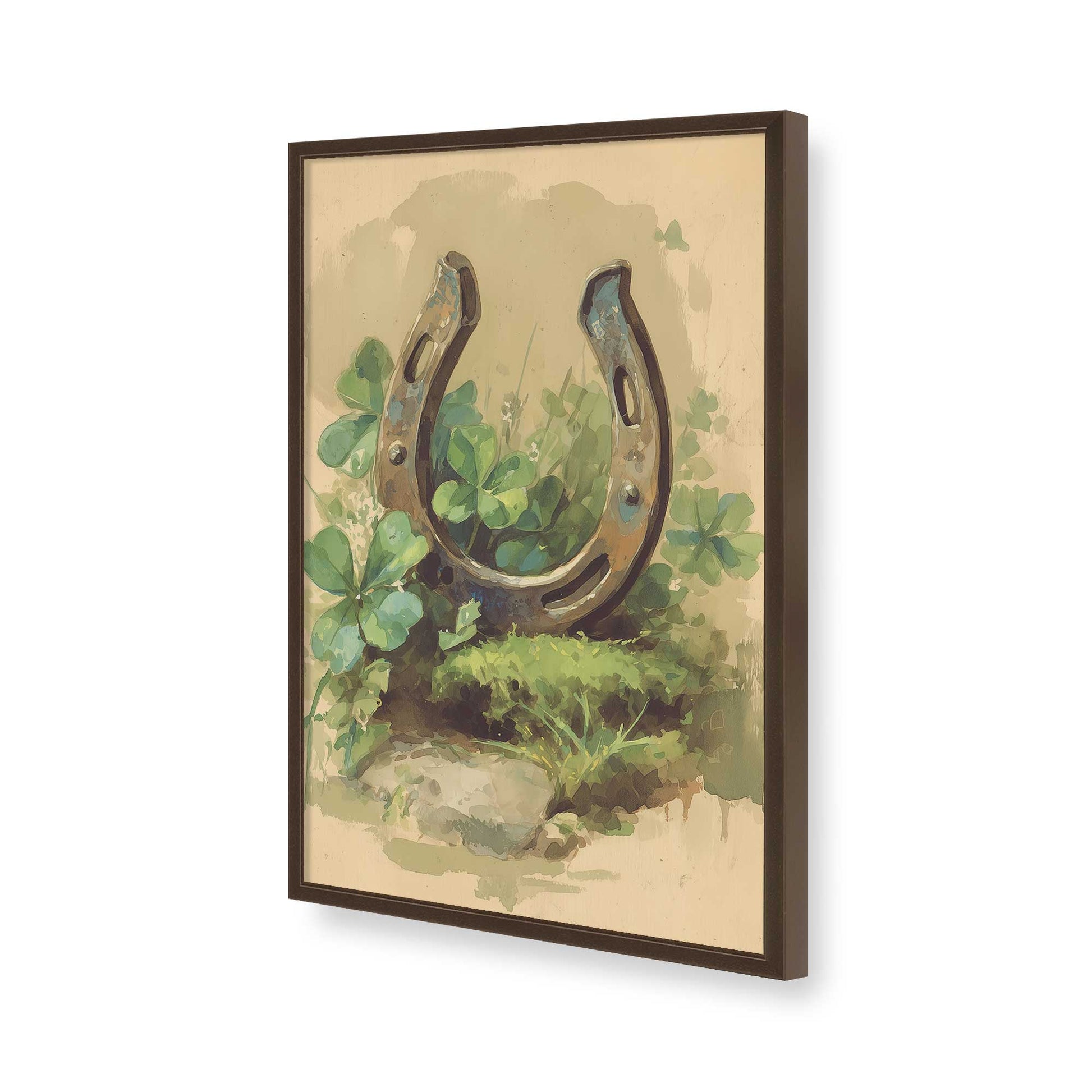 [Color:Belvinder Brown], Picture of art in a Belvinder Brown frame of the corner