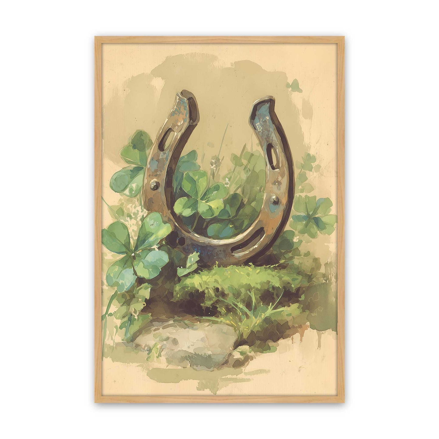 [Color:American Maple], Picture of art in a American Maple frame