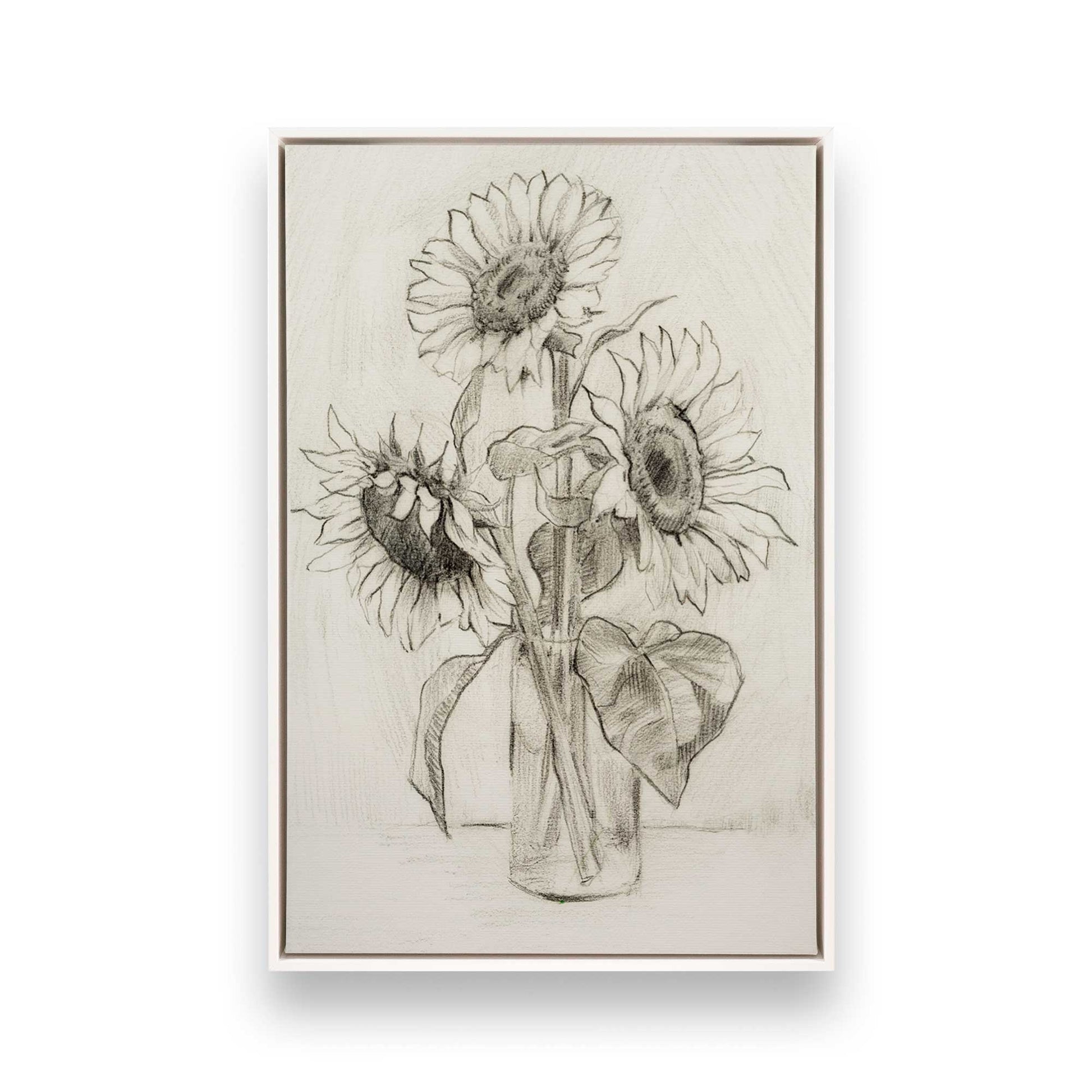 [Color:Opaque White], Picture of art in a White frame