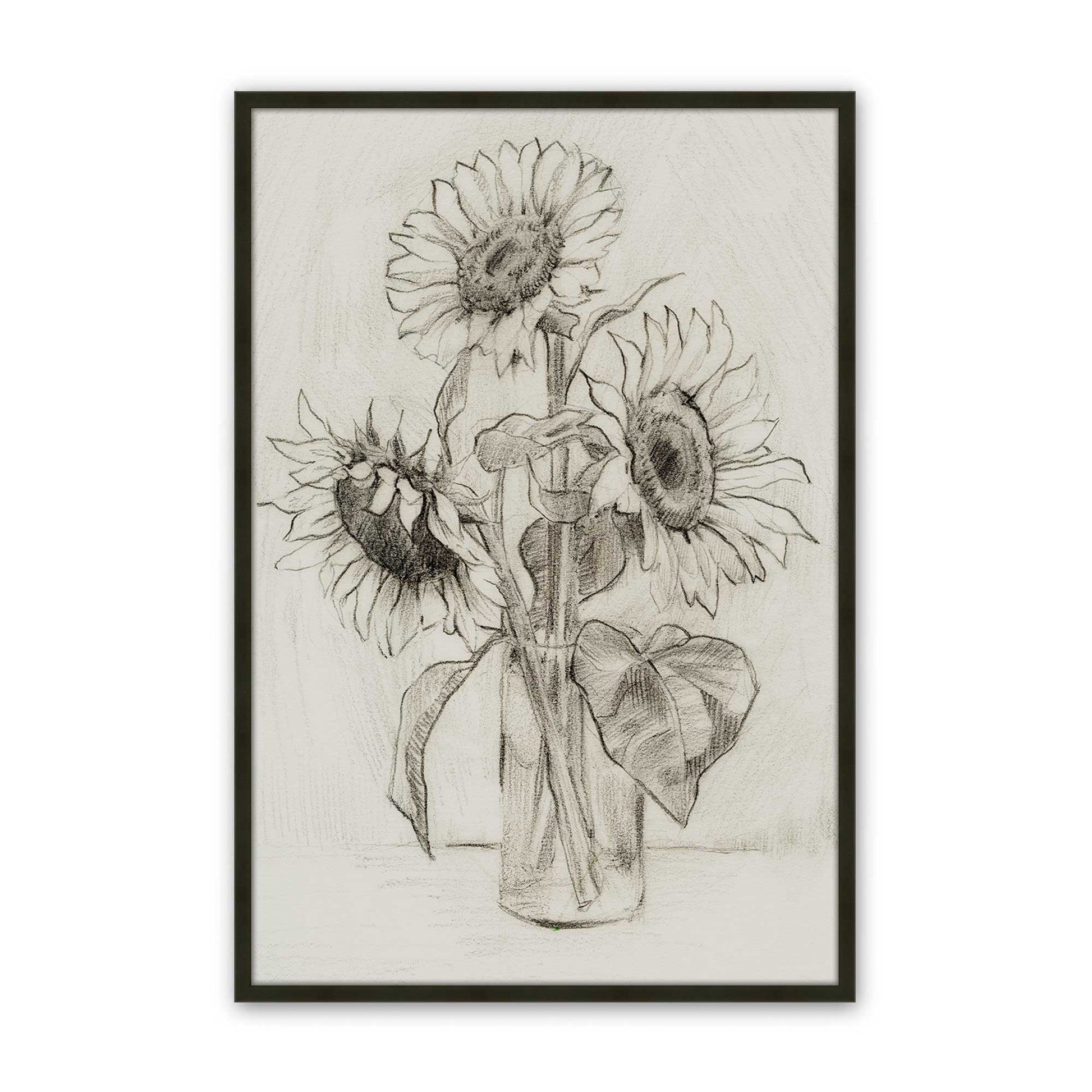 [Color:Satin Black], Picture of art in a Satin Black frame