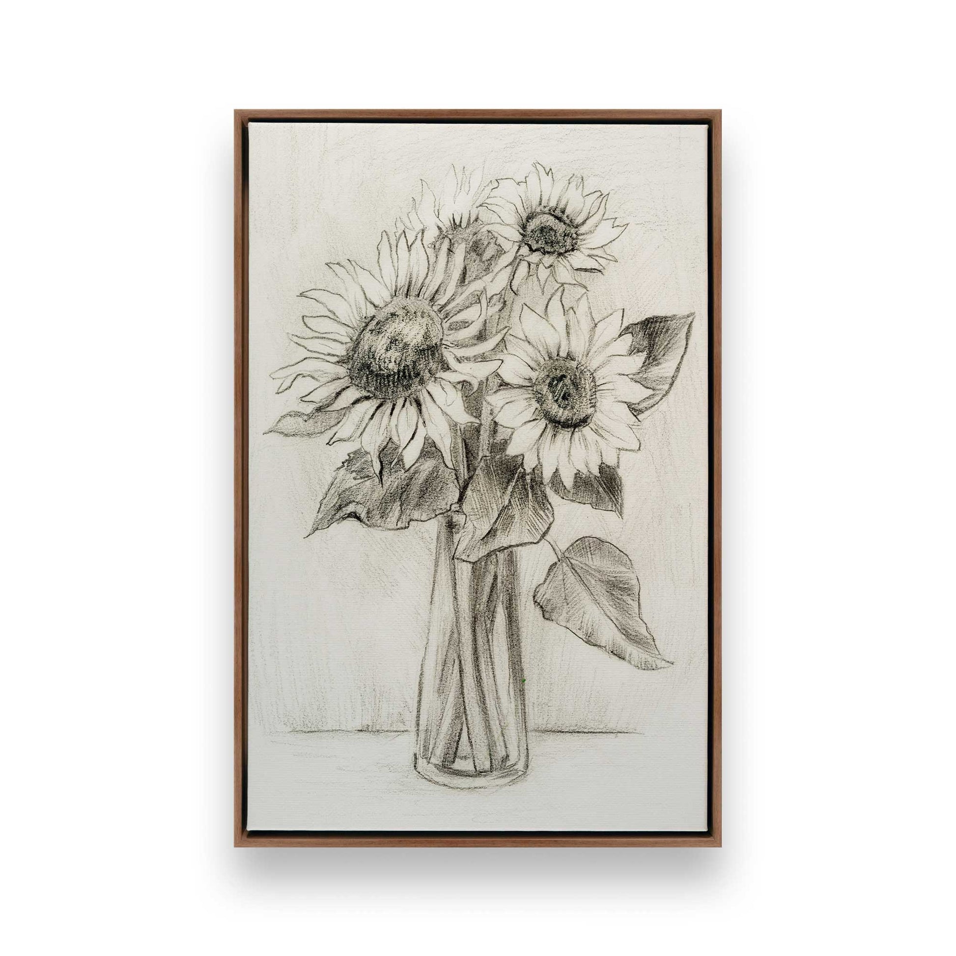 [Color:Walnut], Picture of art in a Walnut frame