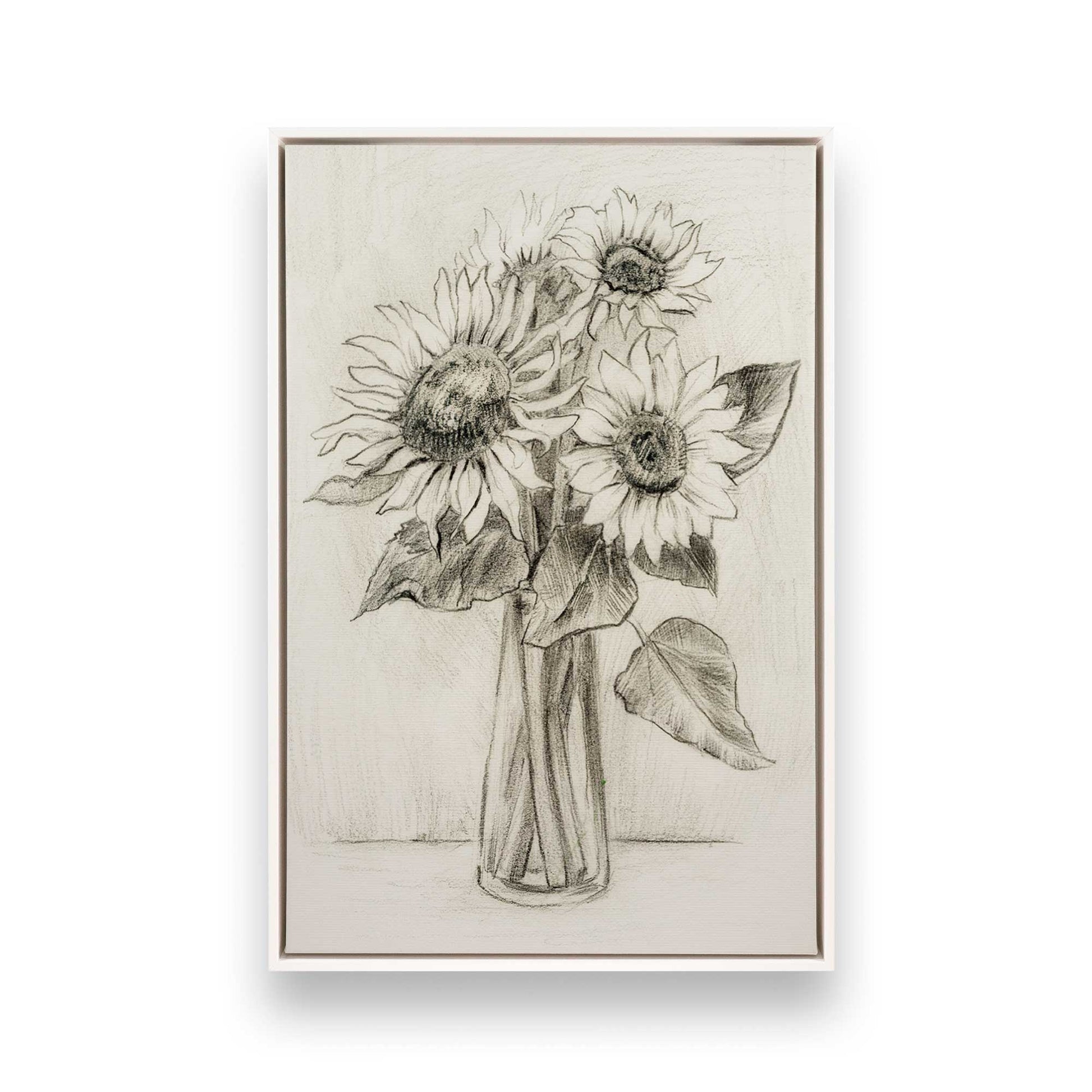 [Color:Opaque White], Picture of art in a White frame