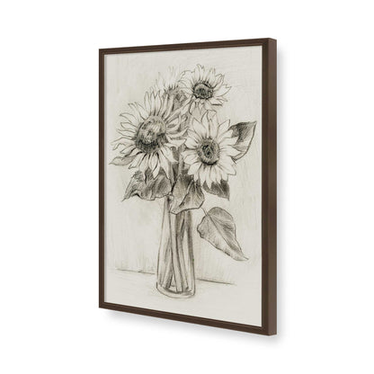 [Color:Brown], Picture of art in a Brown frame of the corner