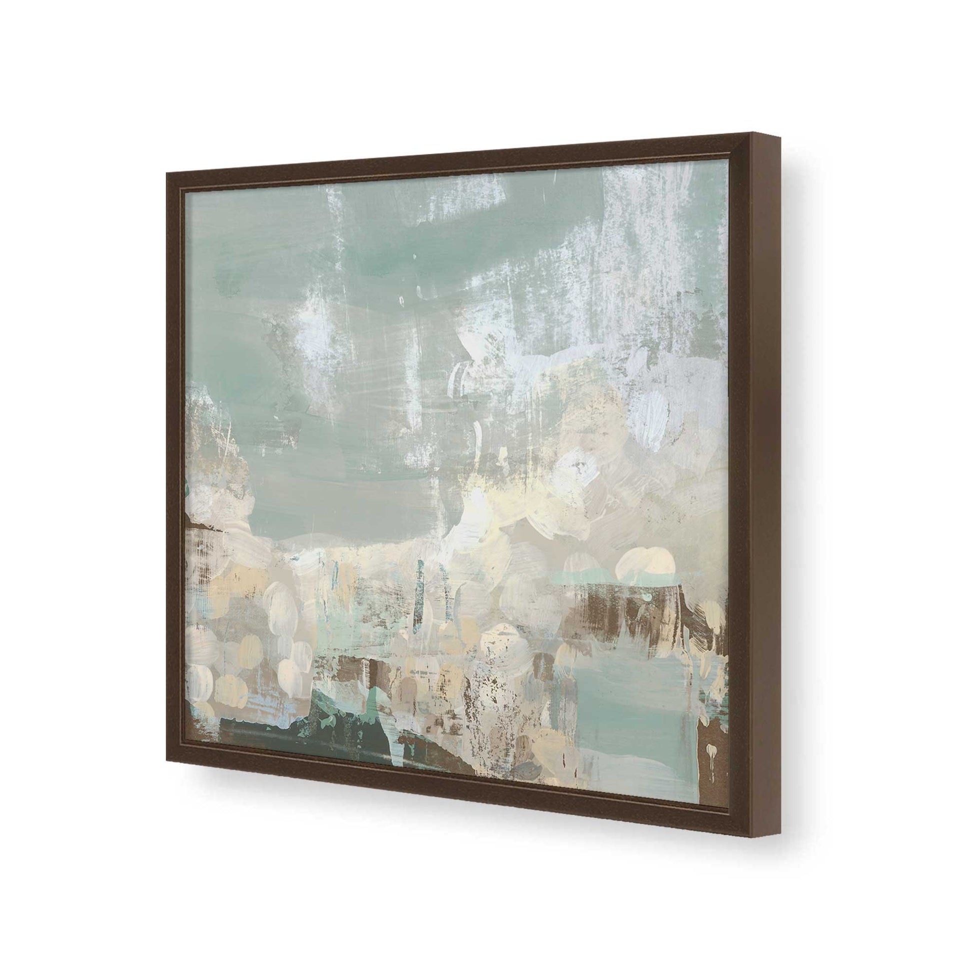[Color:Espresso], Picture of art in a Espresso frame of the corner