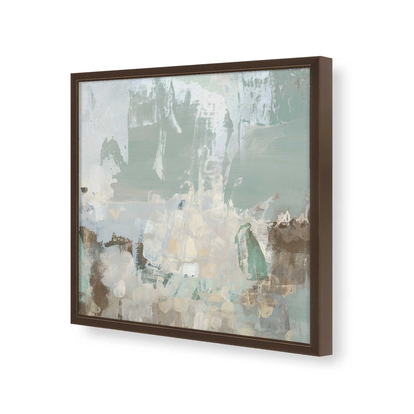 [Color:Espresso], Picture of art in a Espresso frame of the corner