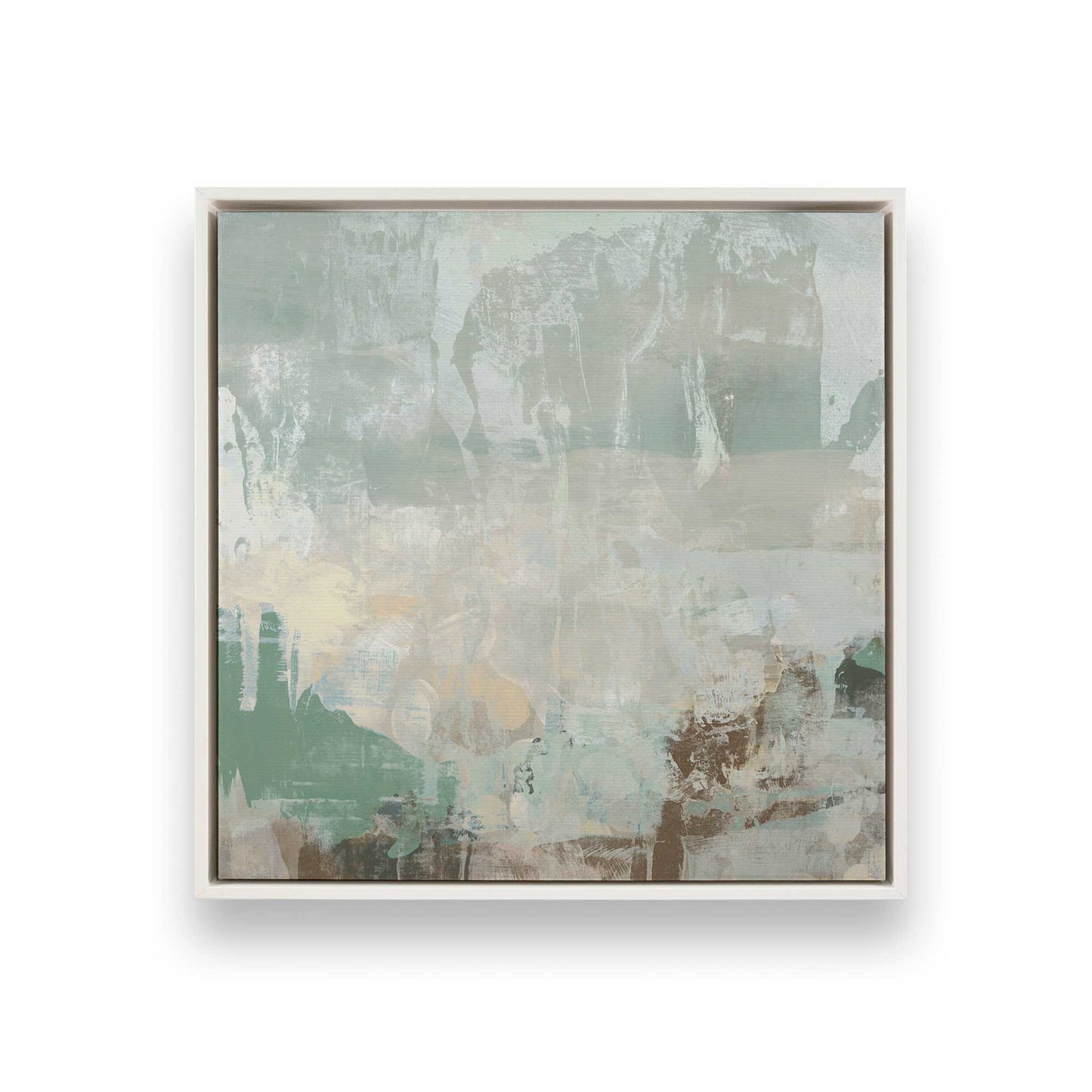 [Color:Opaque White], Picture of art in a White frame