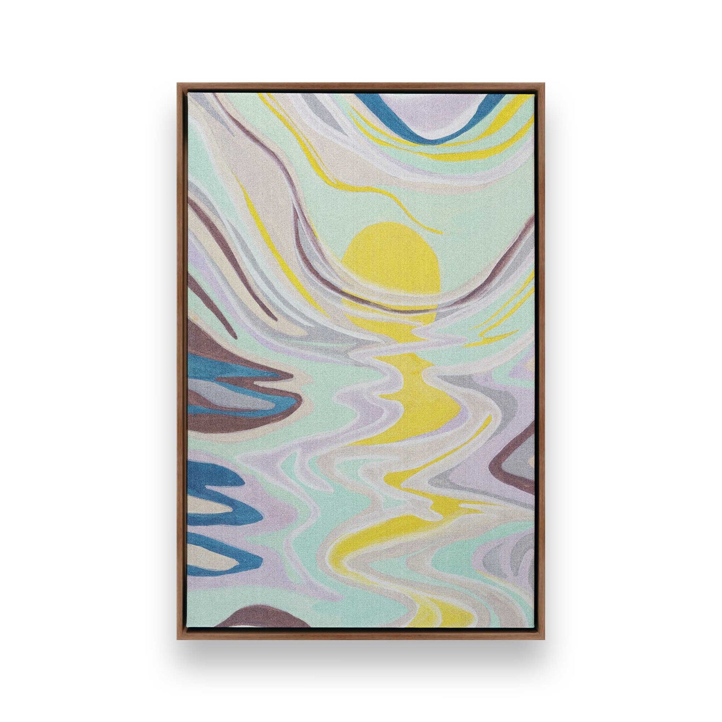 [Color:Walnut], Picture of art in a Walnut frame