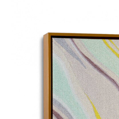[Color:Polished Gold], Picture of art in a Polished Gold frame at an angle