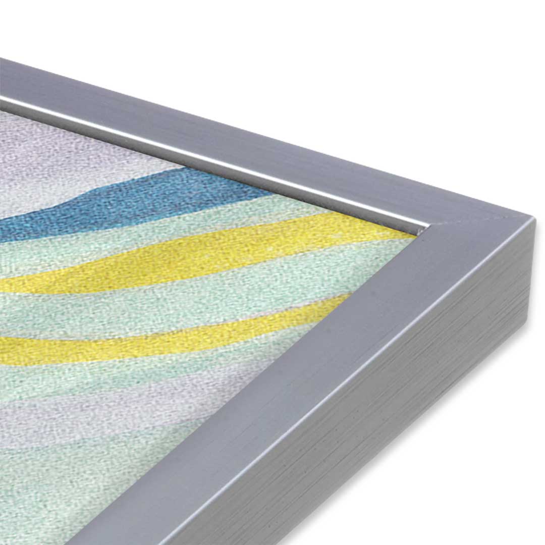 [Color:Polished Chrome], Picture of art in a Polished Chrome frame at an angle