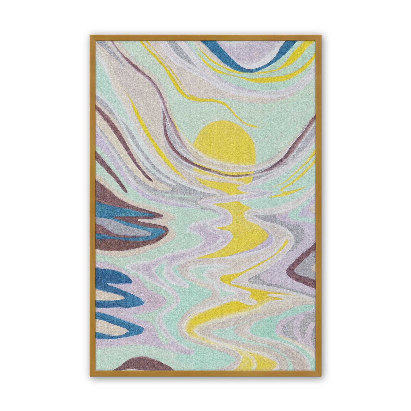[Color:Polished Gold], Picture of art in a Polished Gold frame