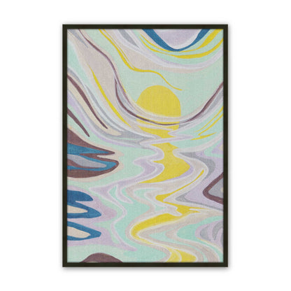 [Color:Satin Black], Picture of art in a Satin Black frame