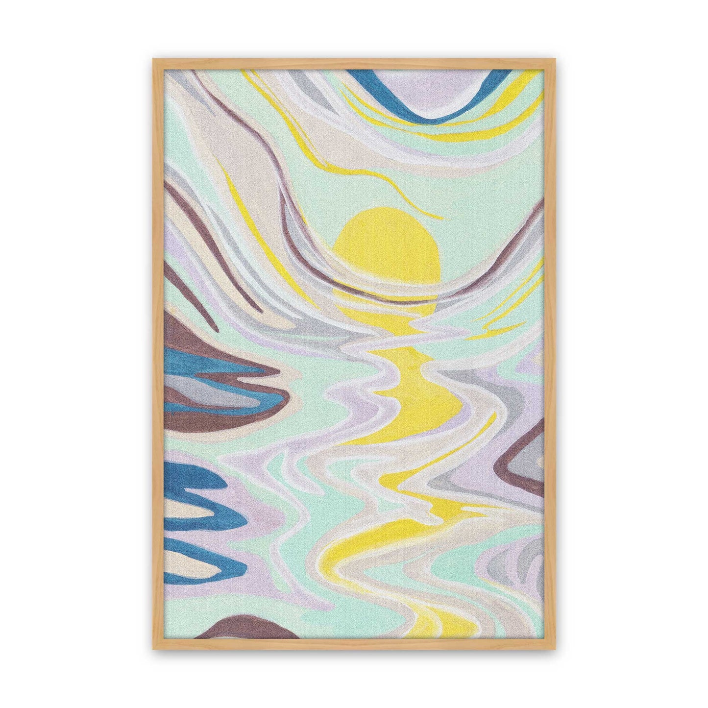 [Color:American Maple], Picture of art in a American Maple frame