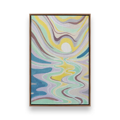 [Color:Walnut], Picture of art in a Walnut frame