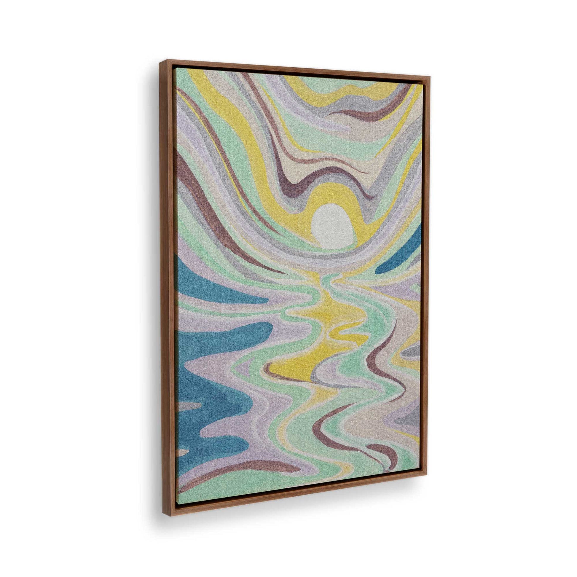 [Color:Walnut], Picture of the corner of the art