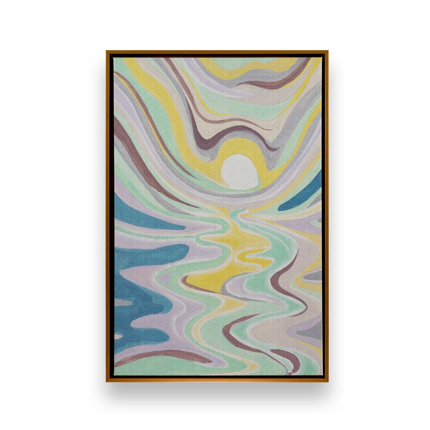 [Color:Polished Gold], Picture of art in a Polished Gold frame