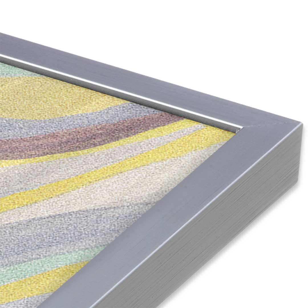 [Color:Polished Chrome], Picture of art in a Polished Chrome frame at an angle