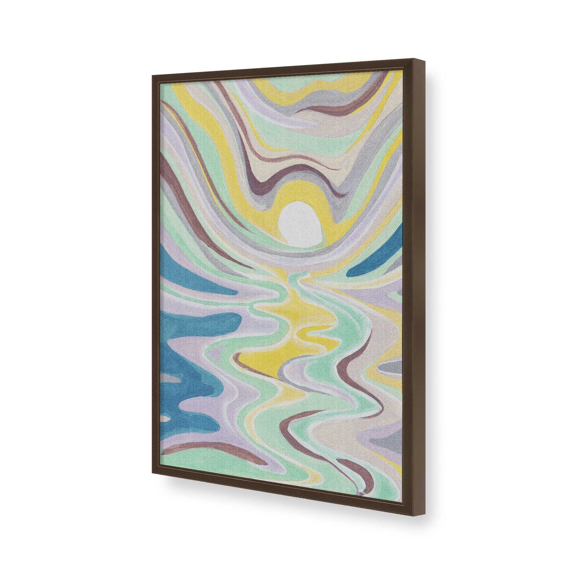[Color:Belvinder Brown], Picture of art in a Belvinder Brown frame of the corner