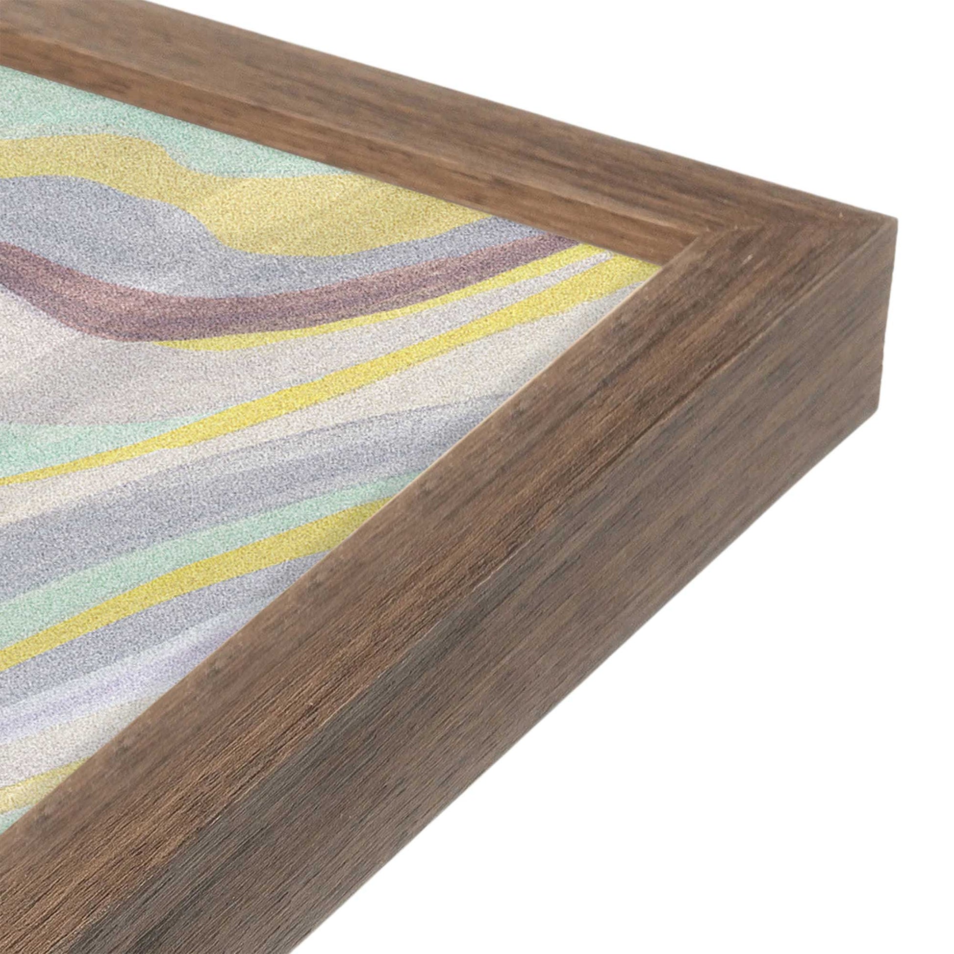 [Color:Walnut], Picture of art in a Walnut frame at an angle