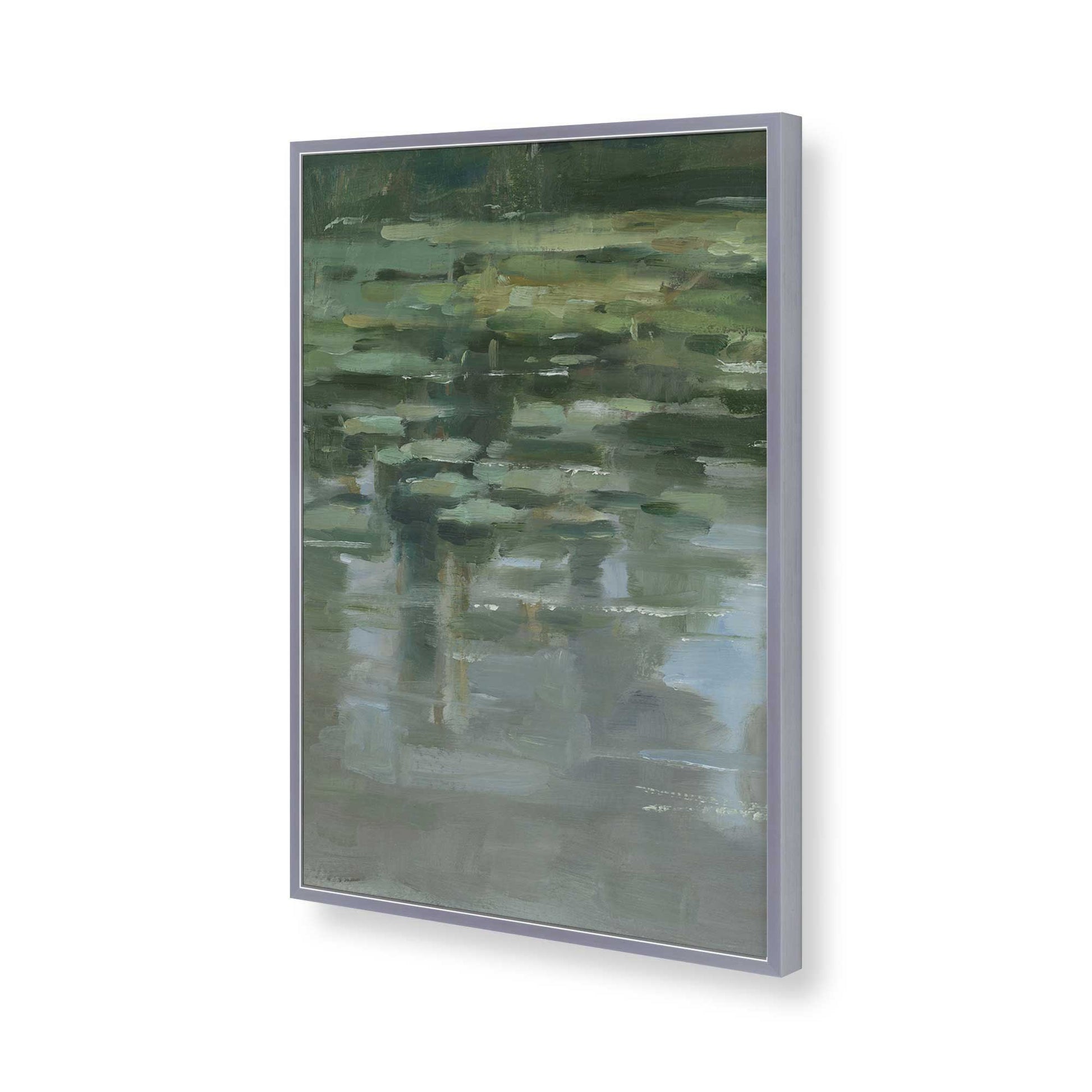 [Color:Polished Chrome], Picture of art in a Polished Chrome frame of the corner