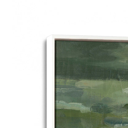 [Color:Opaque White], Picture of art in a White frame at an angle