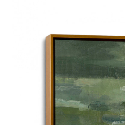 [Color:Polished Gold], Picture of art in a Polished Gold frame at an angle