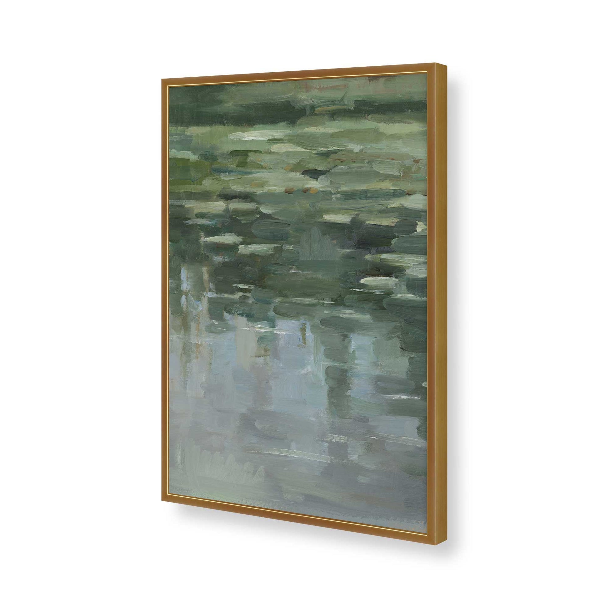[Color:Polished Gold], Picture of art in a Polished Gold frame of the corner