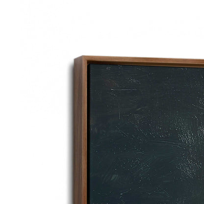 [Color:Walnut], Picture of art in a Walnut frame at an angle