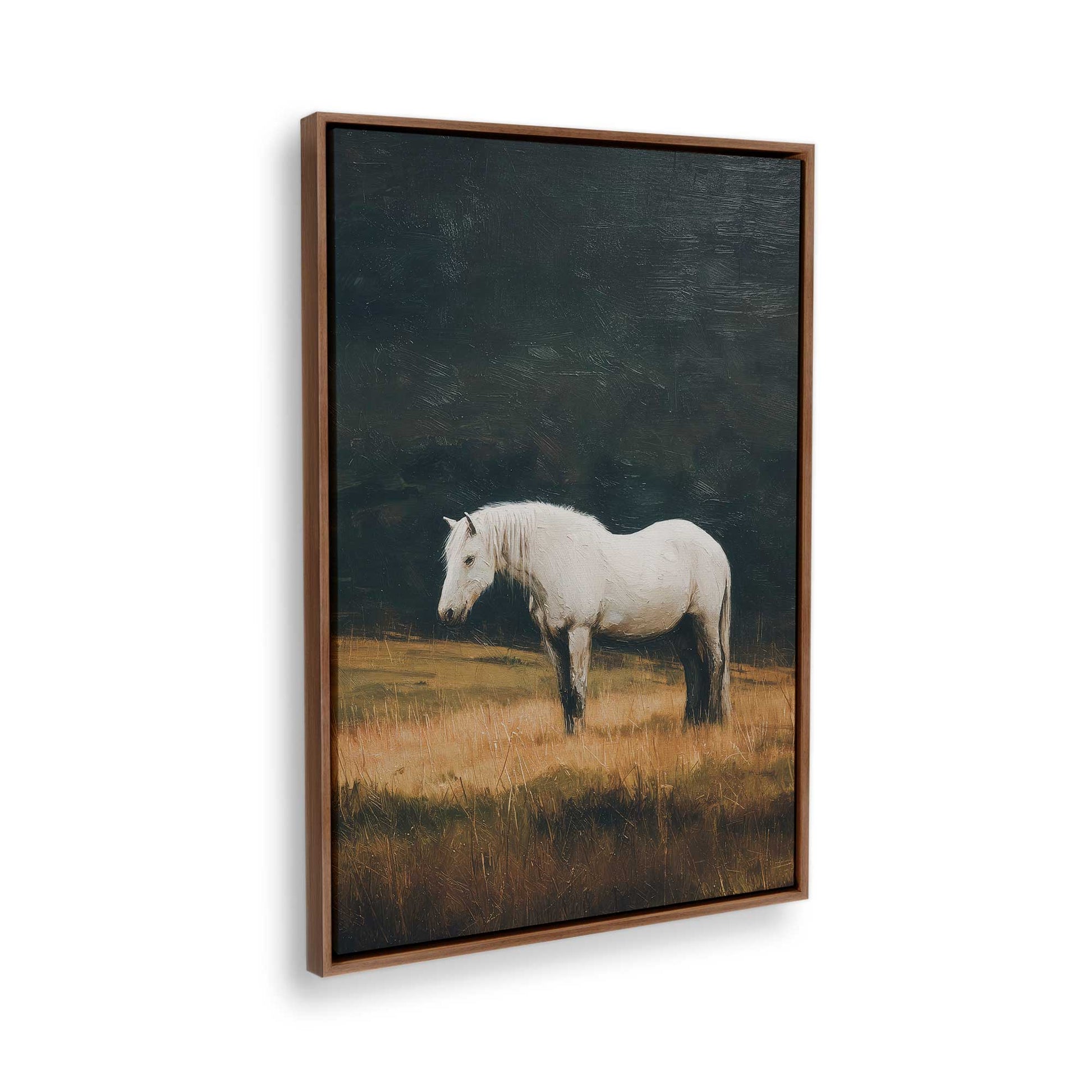[Color:Walnut], Picture of the corner of the art