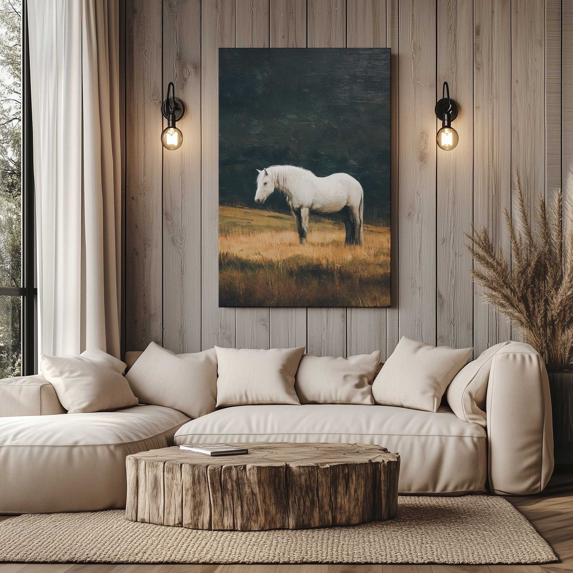 Picture of art in a room
