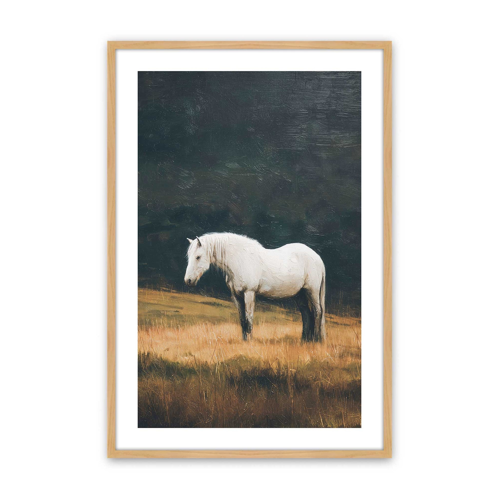 [Color:American Maple], Picture of art in a American Maple frame
