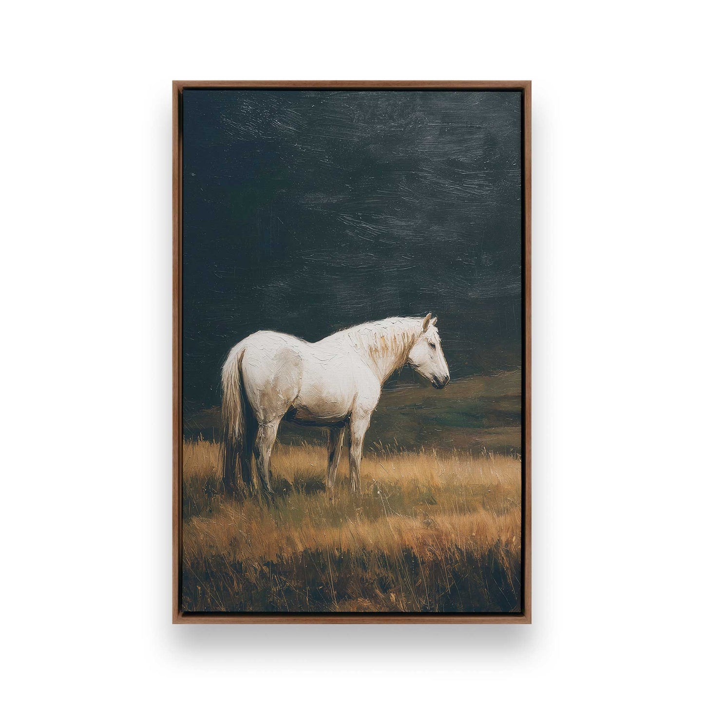 [Color:Walnut], Picture of art in a Walnut frame