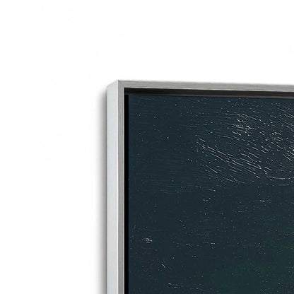 [Color:Polished Chrome], Picture of art in a Polished Chrome frame at an angle