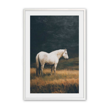 [Color:Opaque White], Picture of art in a Opaque White frame
