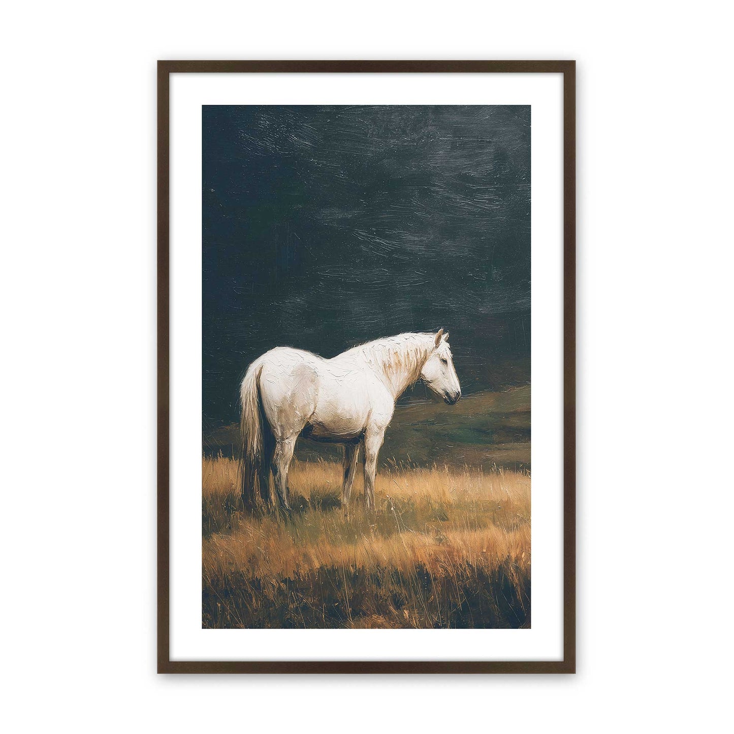 [Color:Belvinder Brown], Picture of art in a Belvinder Brown frame