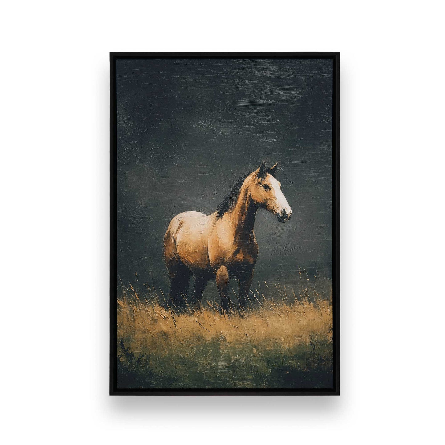 [Color:Satin Black], Picture of art in a Satin Black frame