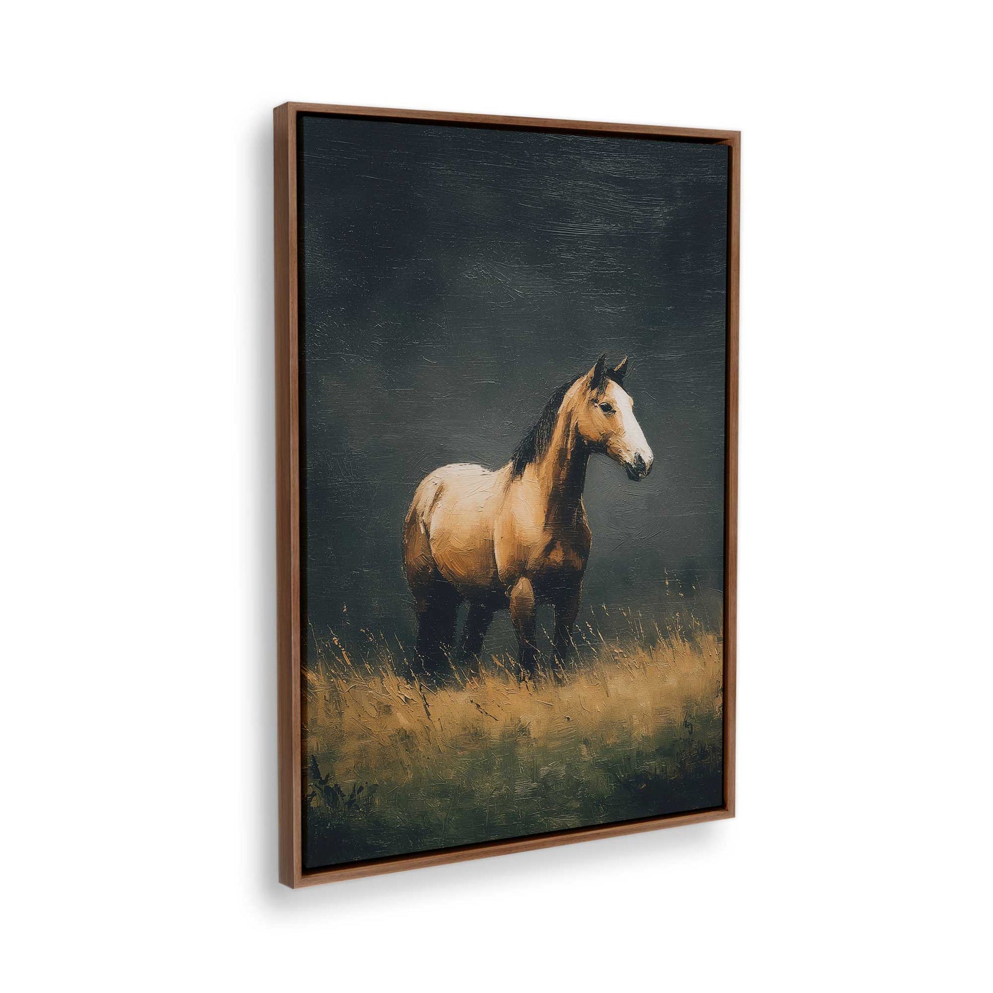 [Color:Walnut], Picture of the corner of the art