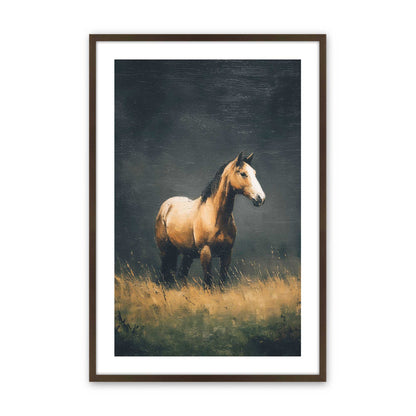 [Color:Brown], Picture of art in a Brown frame
