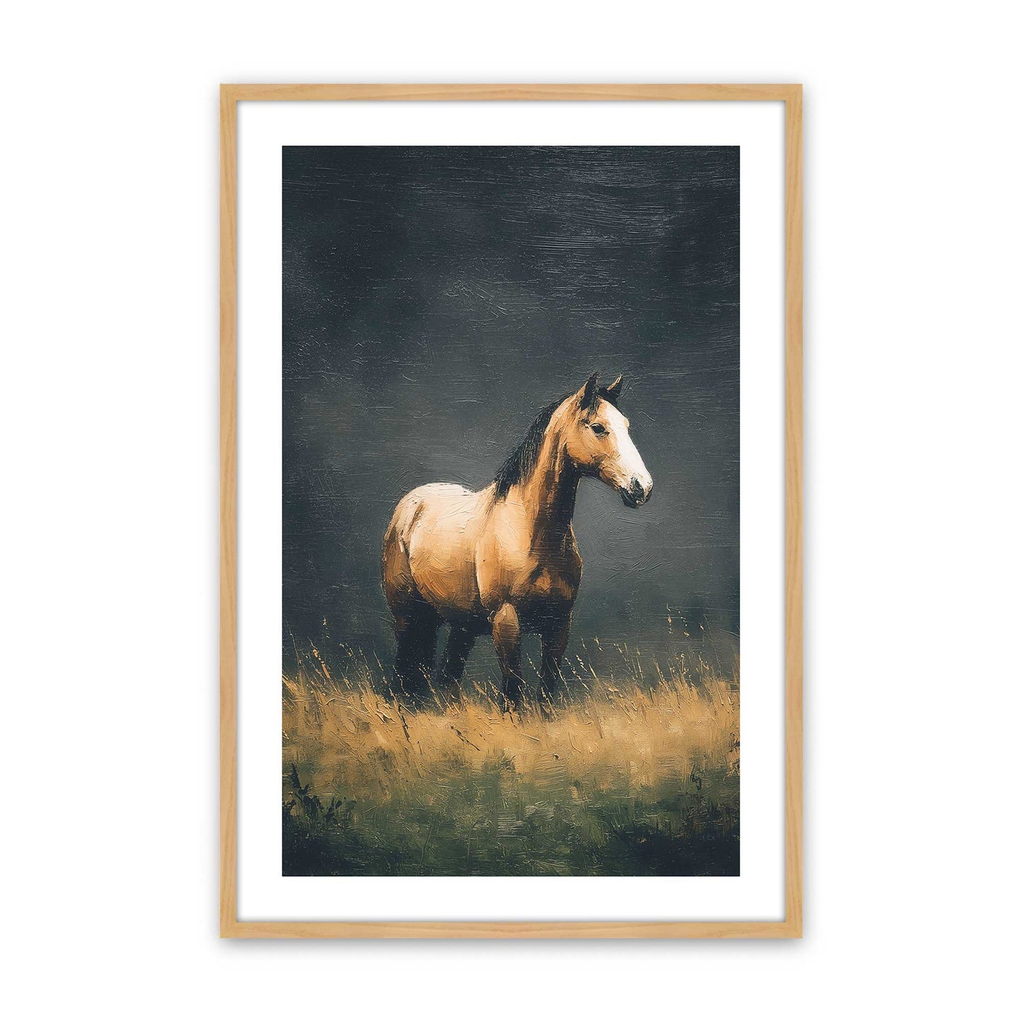[Color:American Maple], Picture of art in a American Maple frame