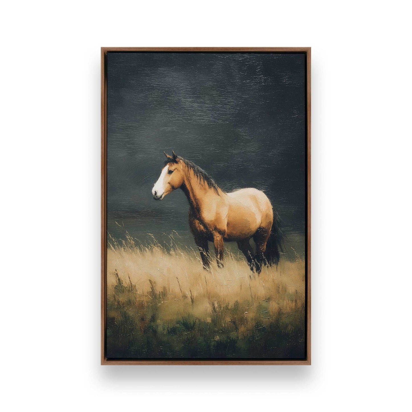 [Color:Walnut], Picture of art in a Walnut frame