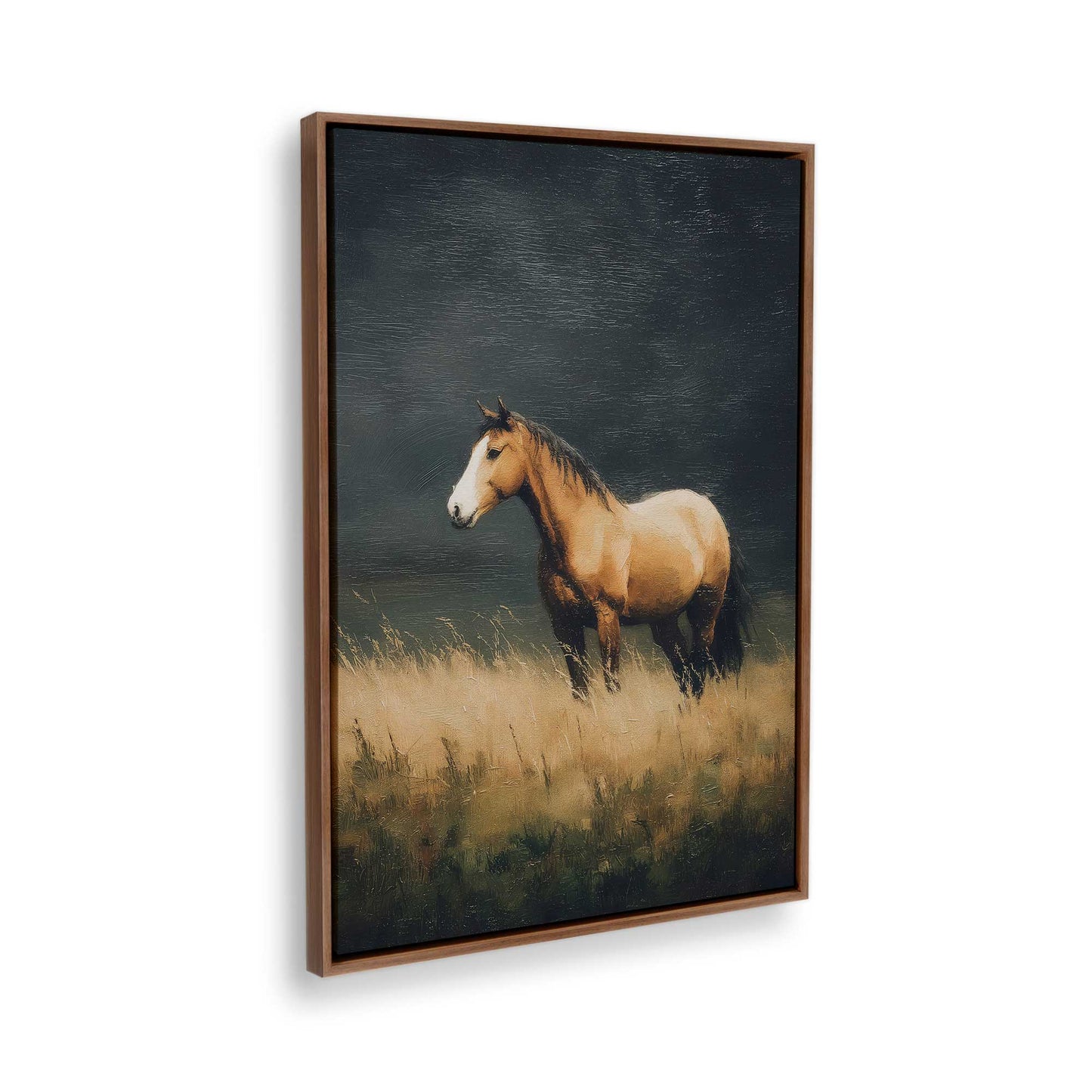 [Color:Walnut], Picture of the corner of the art