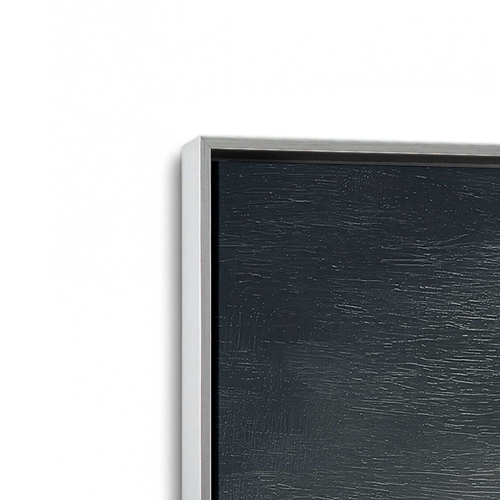 [Color:Polished Chrome], Picture of art in a Polished Chrome frame at an angle