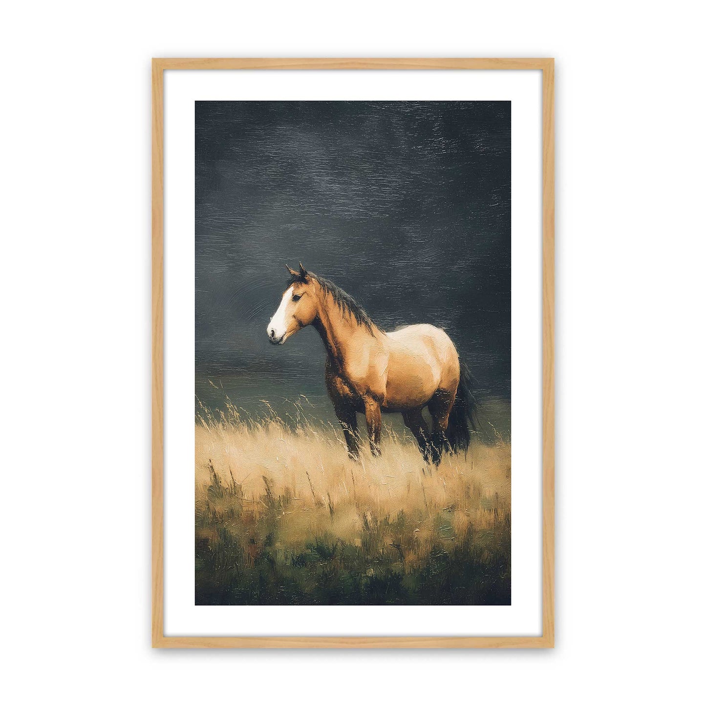 [Color:American Maple], Picture of art in a American Maple frame