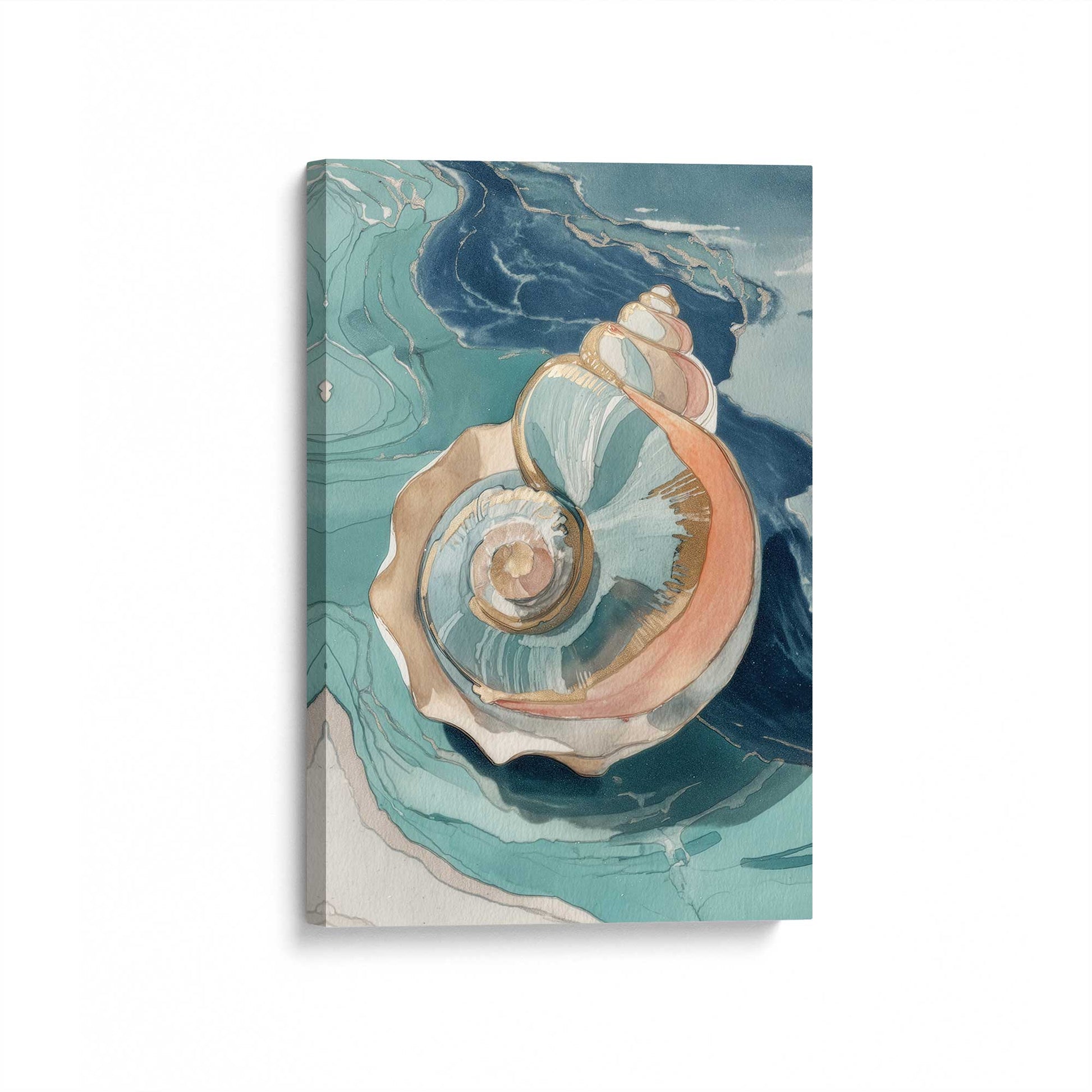 [Color:Stretched Canvas], Picture of art at an angle