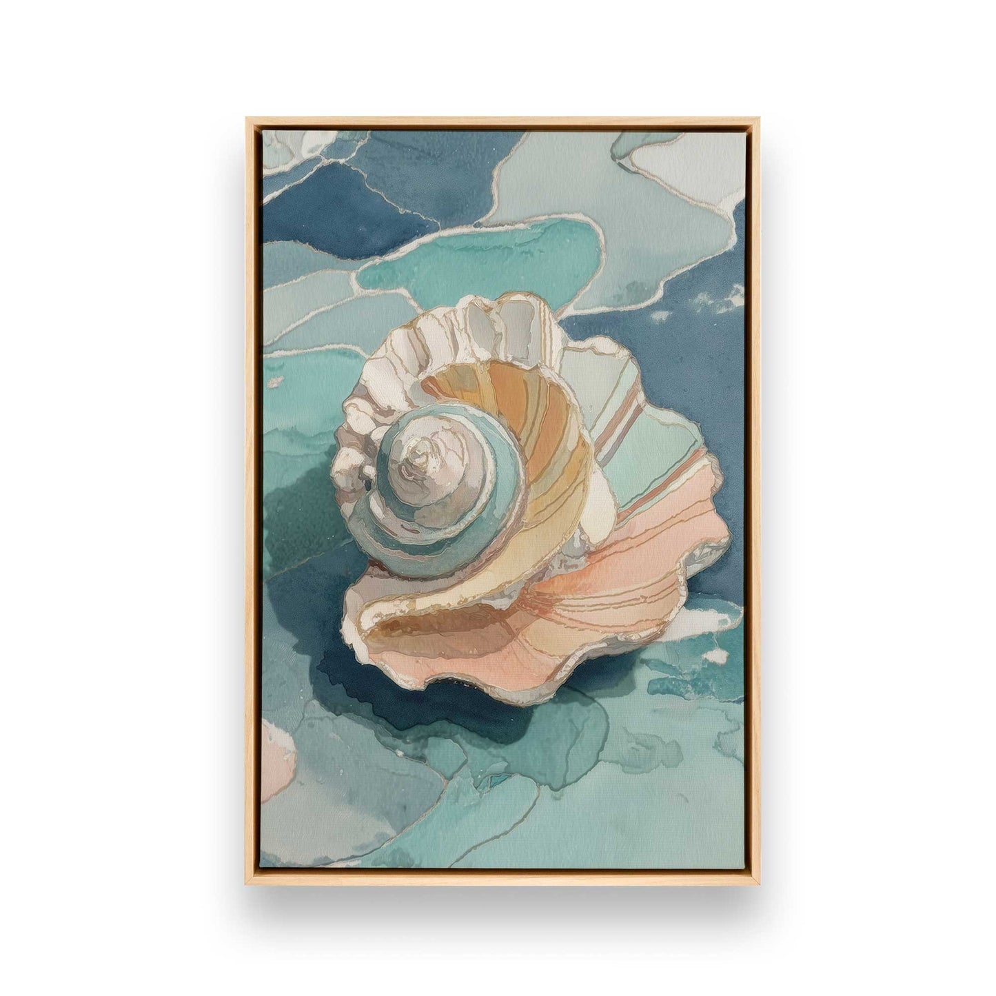 [Color:American Maple], Picture of art in an American Maple frame