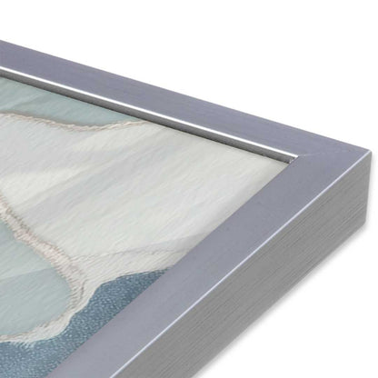 [Color:Polished Chrome], Picture of art in a Polished Chrome frame at an angle