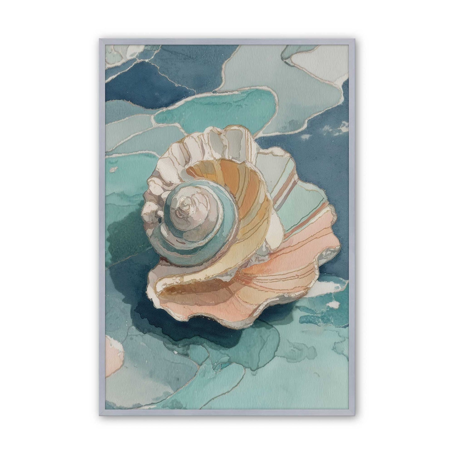 [Color:Polished Chrome], Picture of art in a Polished Chrome frame